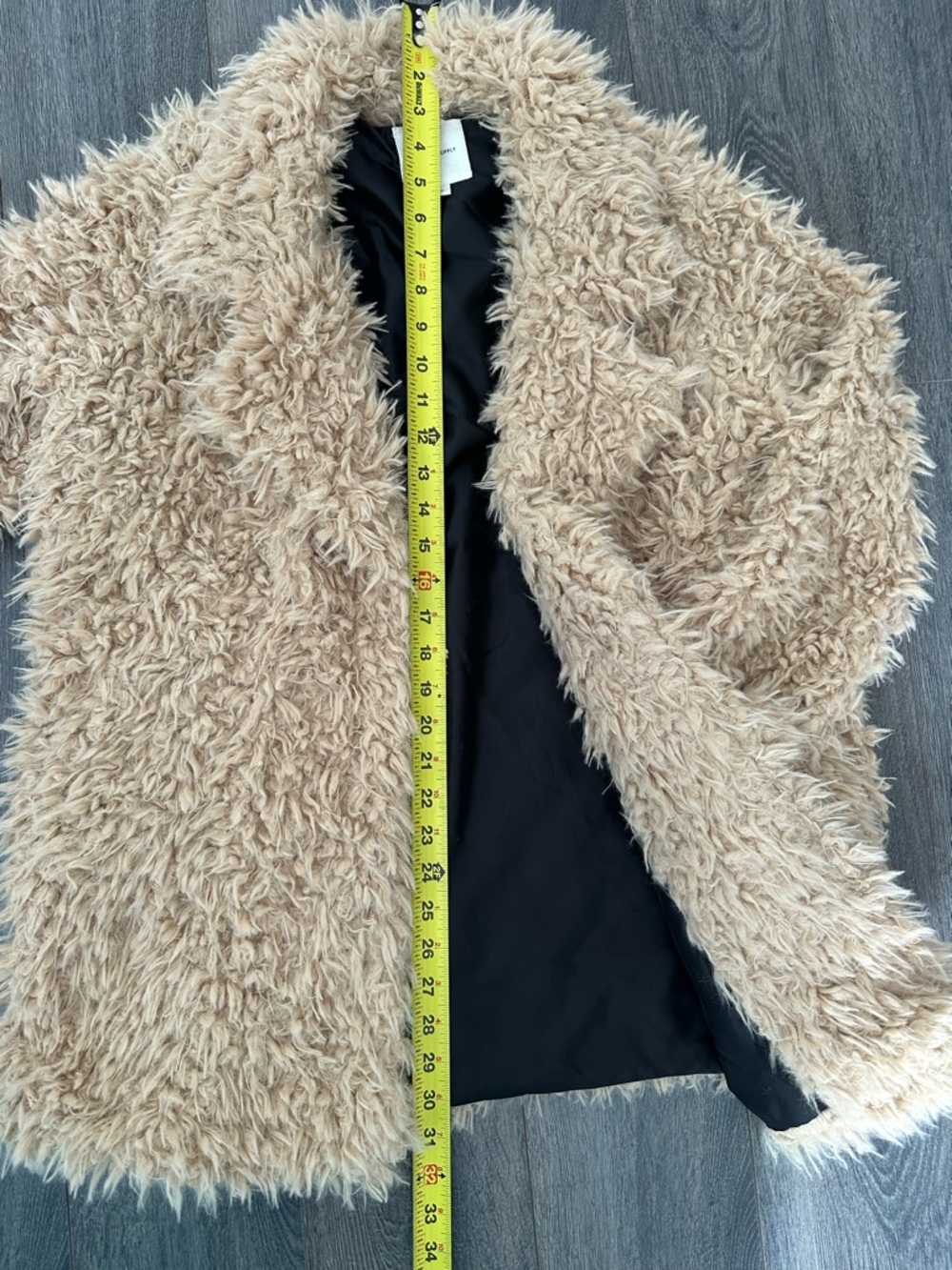 NWOT Thread & Supply Teddy Bear Jacket Size Medium - Picture 4 of 6